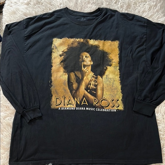 Diana Ross Concert T-Shirt Top of the World Tour Sz XL - Picture 1 of 7